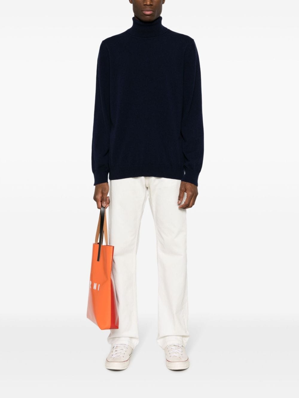 Artist Stripe cashmere jumper - 2