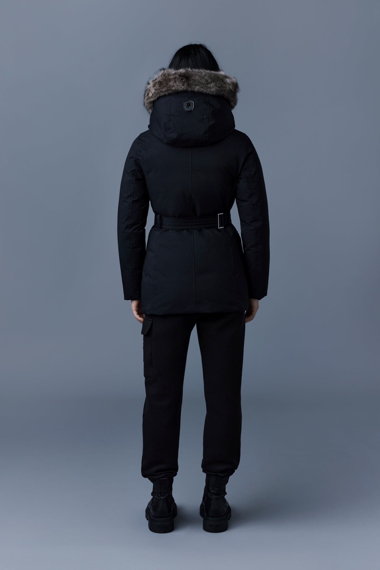 JENI 2-in-1 down parka with removable bib and sheepskin trim - 4