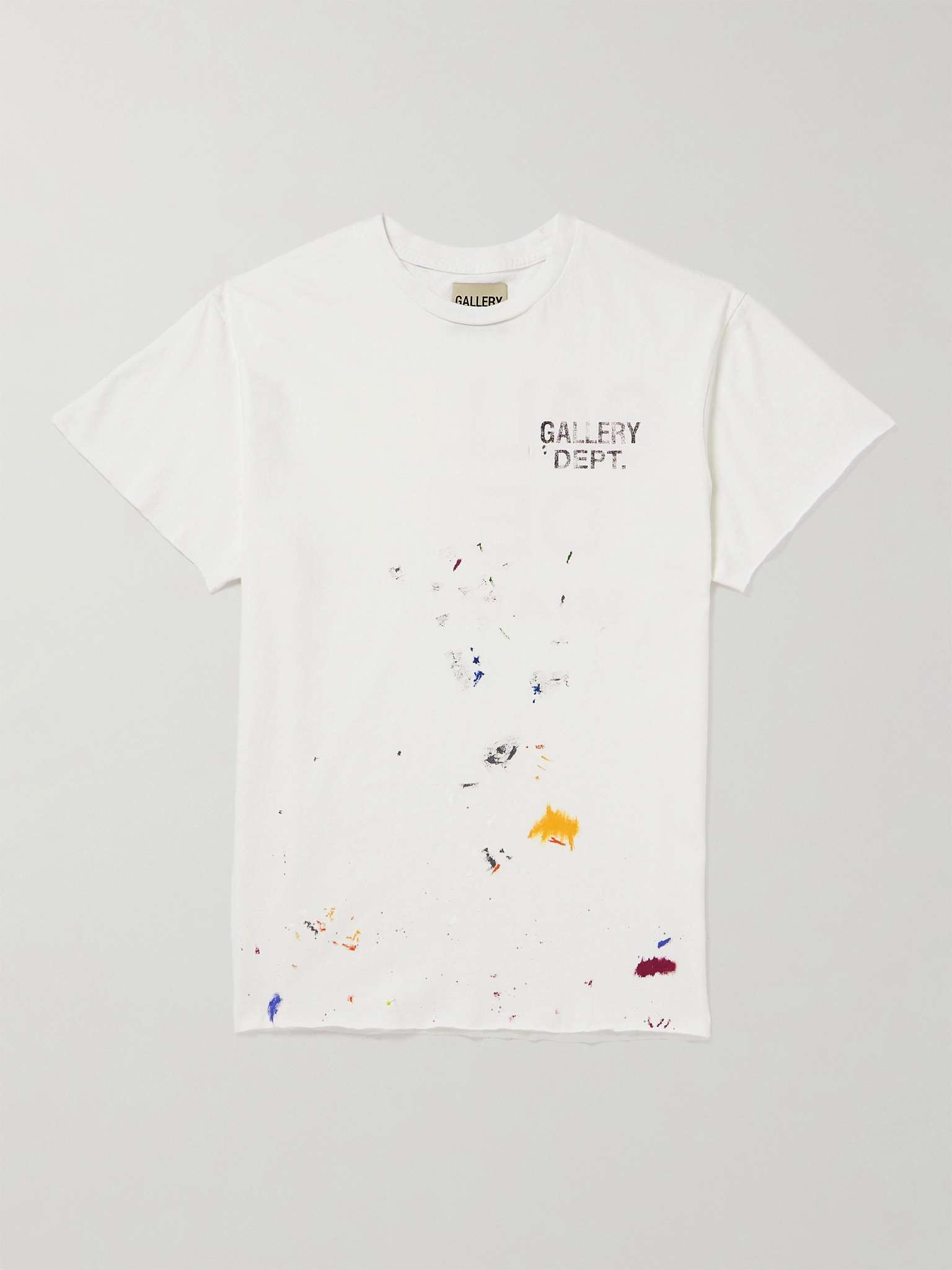Boardwalk Paint-Splattered Logo-Print Cotton-Jersey T-Shirt - 1