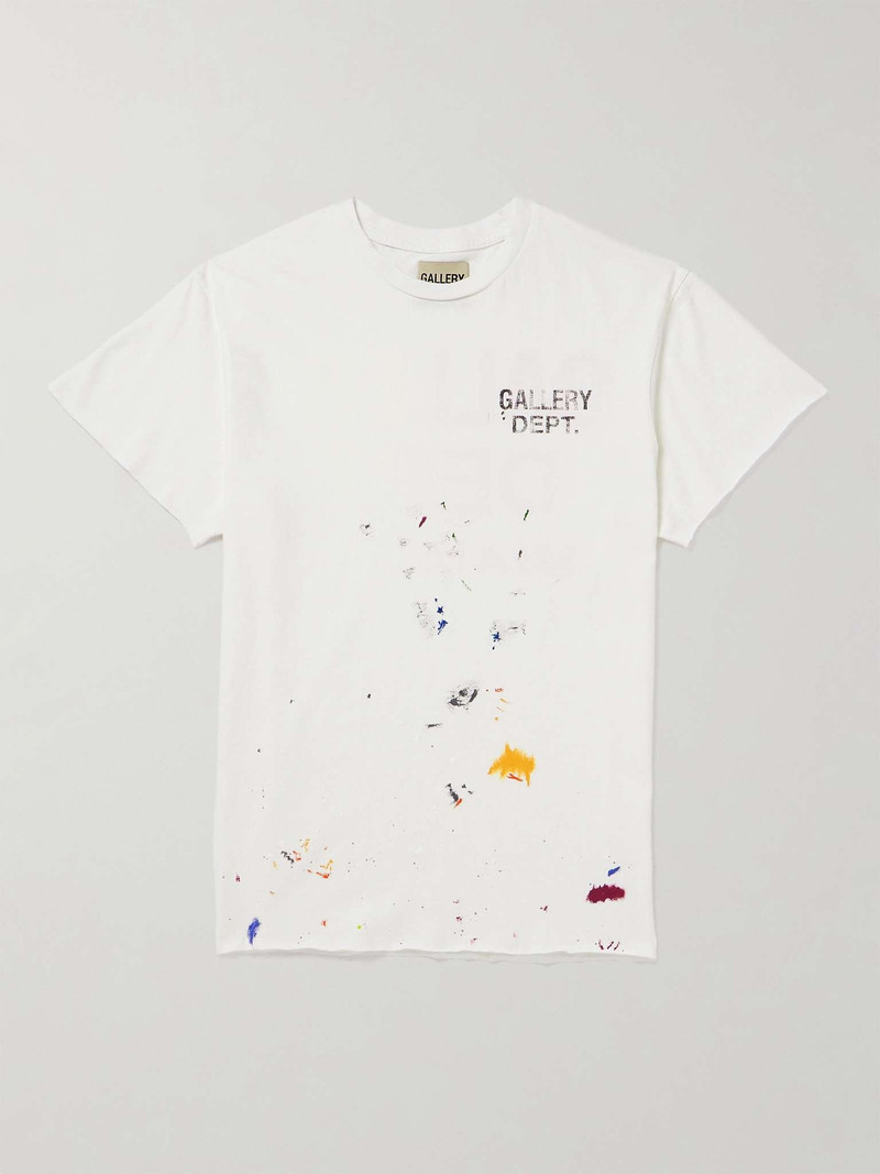 Boardwalk Paint-Splattered Logo-Print Cotton-Jersey T-Shirt - 1