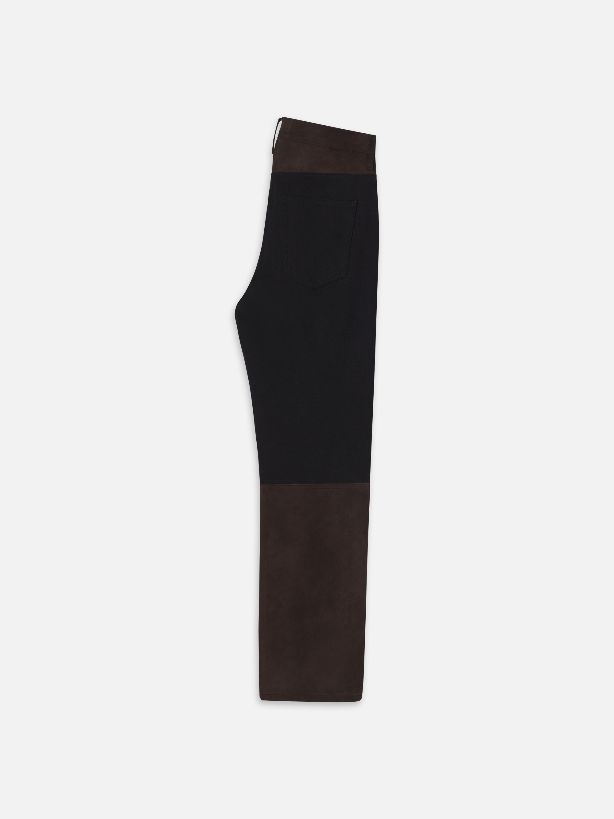 The Equestrian Straight in Trouble Suede - 4