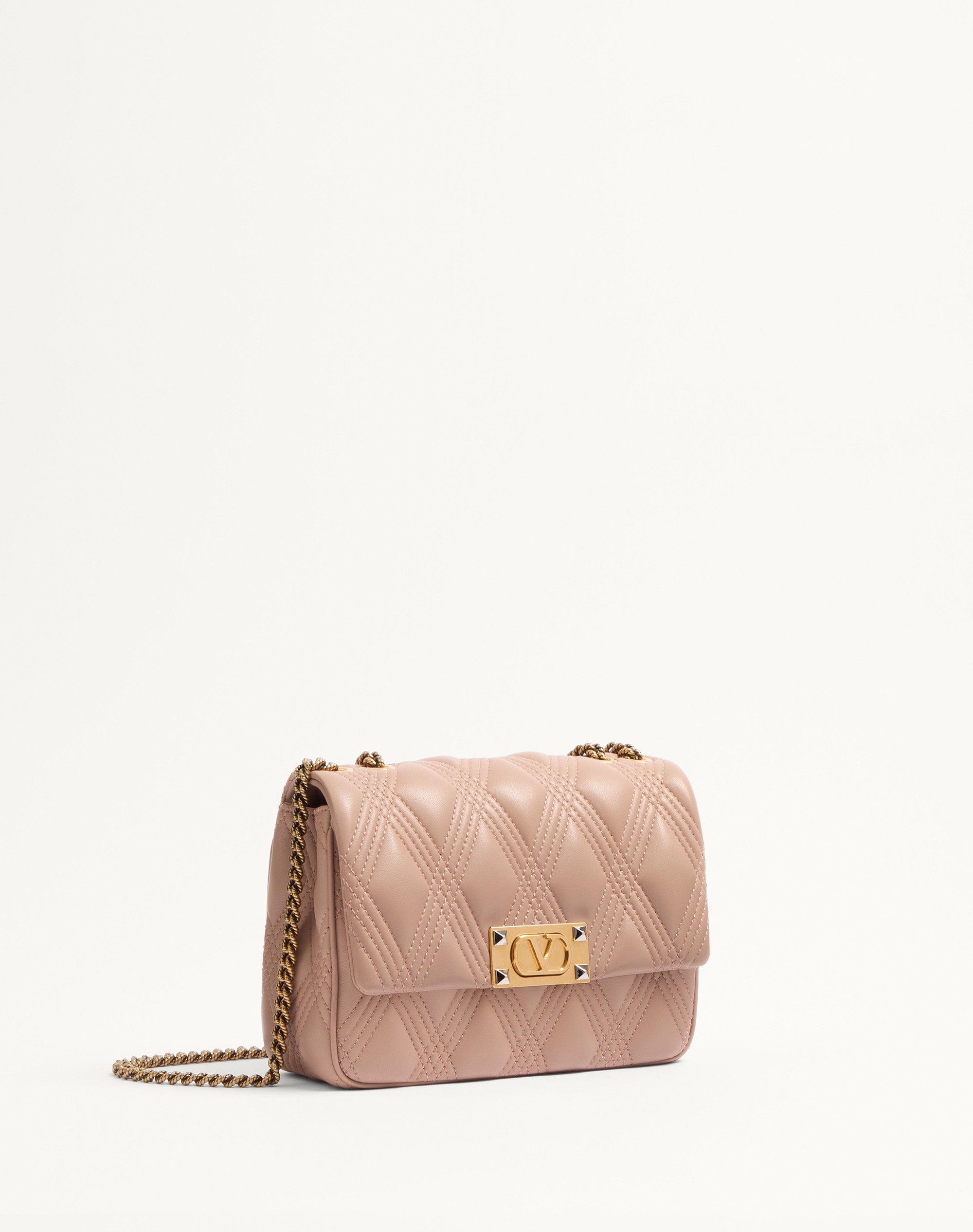 VALENTINO GARAVANI QUILTIE 67 MEDIUM SHOULDER BAG IN QUILTED NAPPA LEATHER - 2