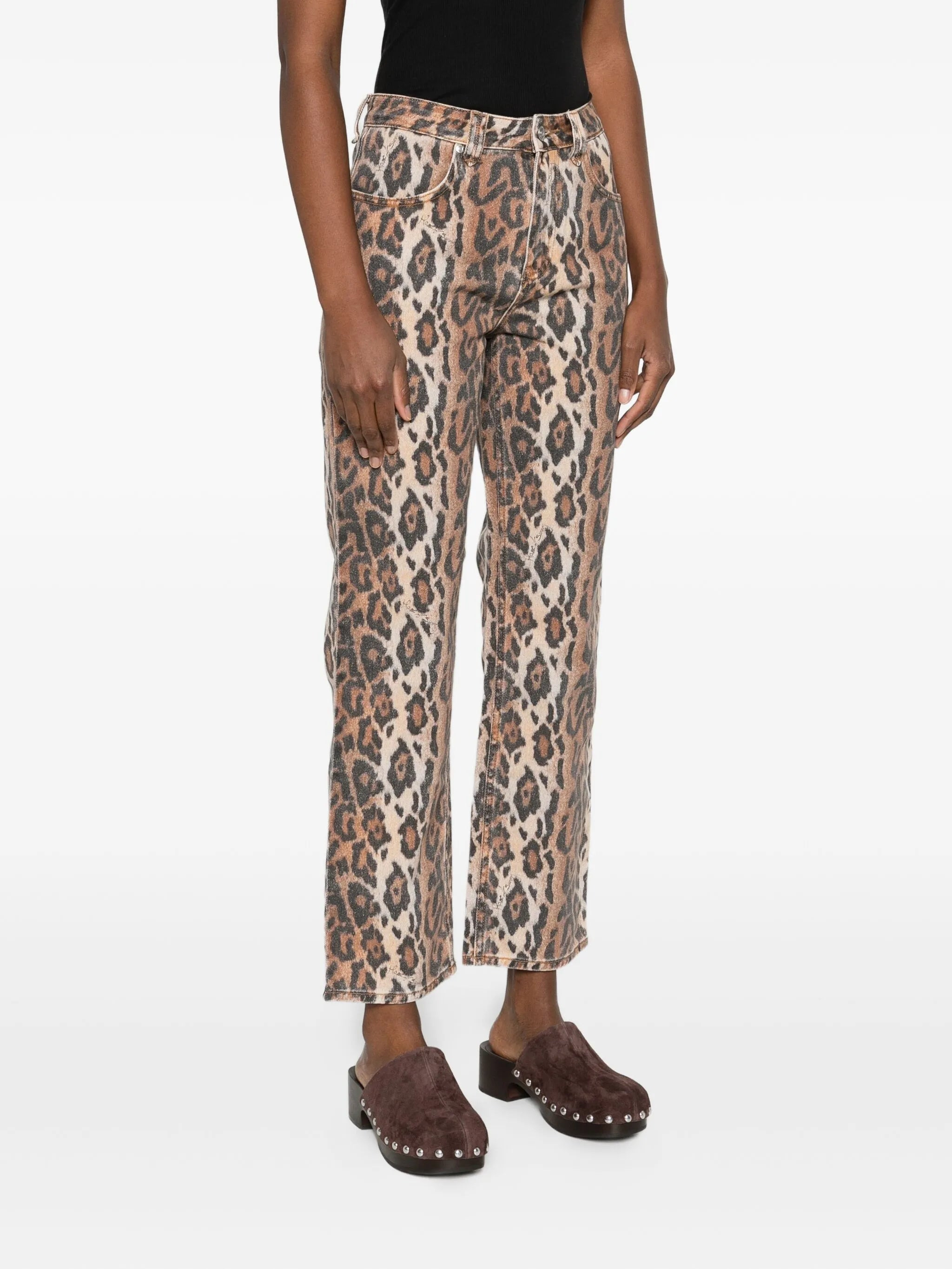 House Of Sunny Animal-print Jeans - 5