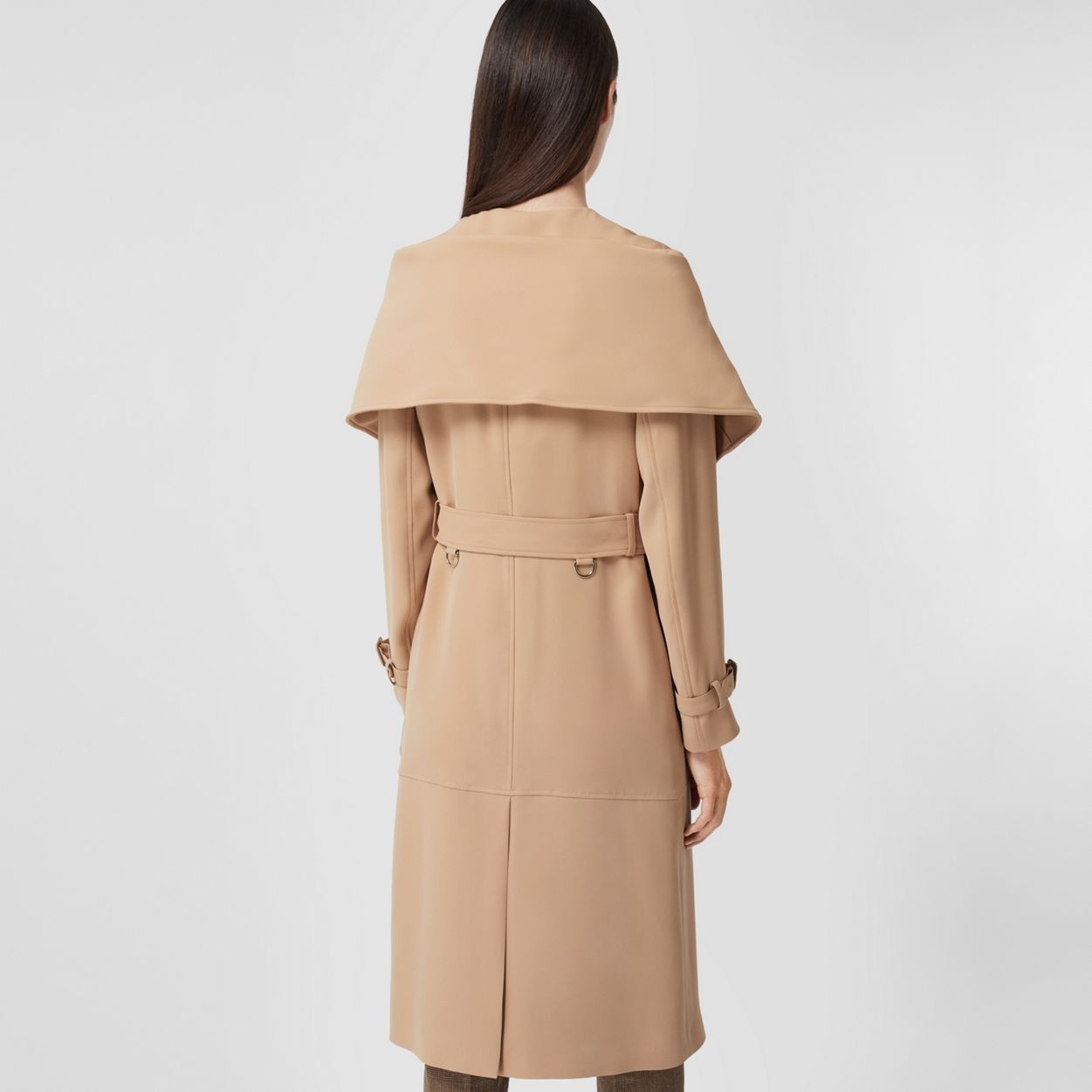 Silk Cady Reconstructed Trench Coat - 4