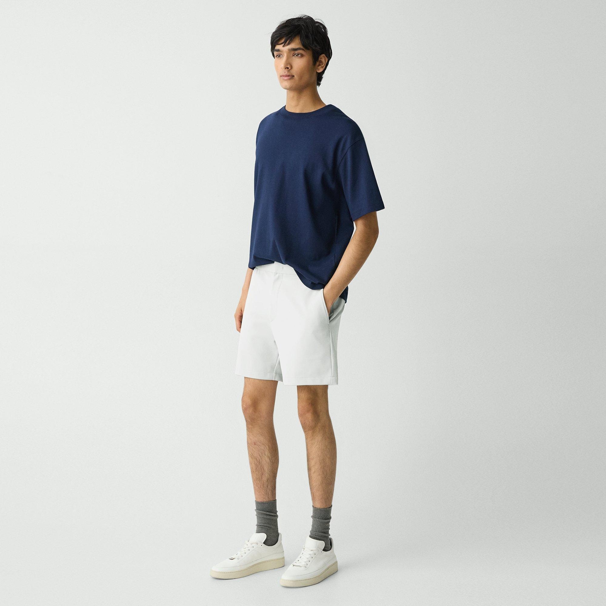 Curtis Drawstring Short in Precision Ponte - 3