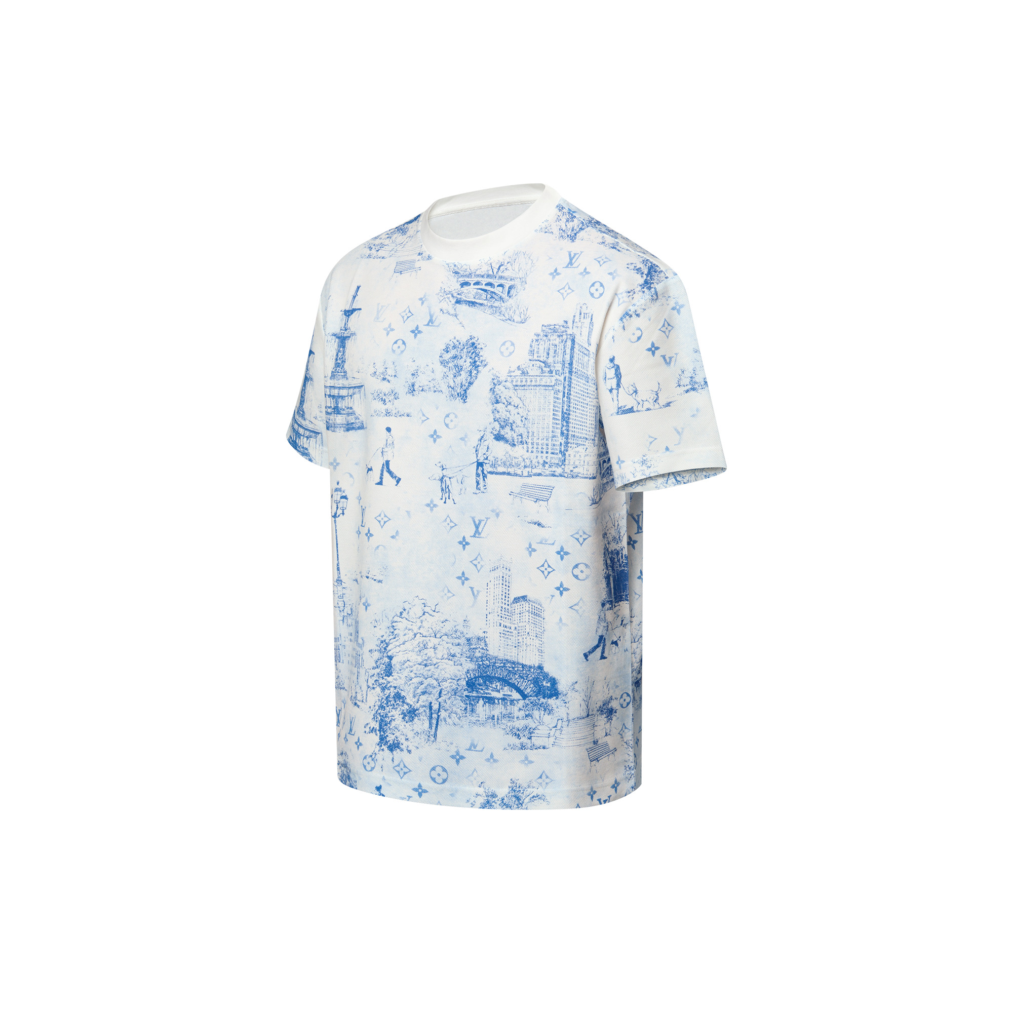 Printed  Cotton Pique T-Shirt - 2
