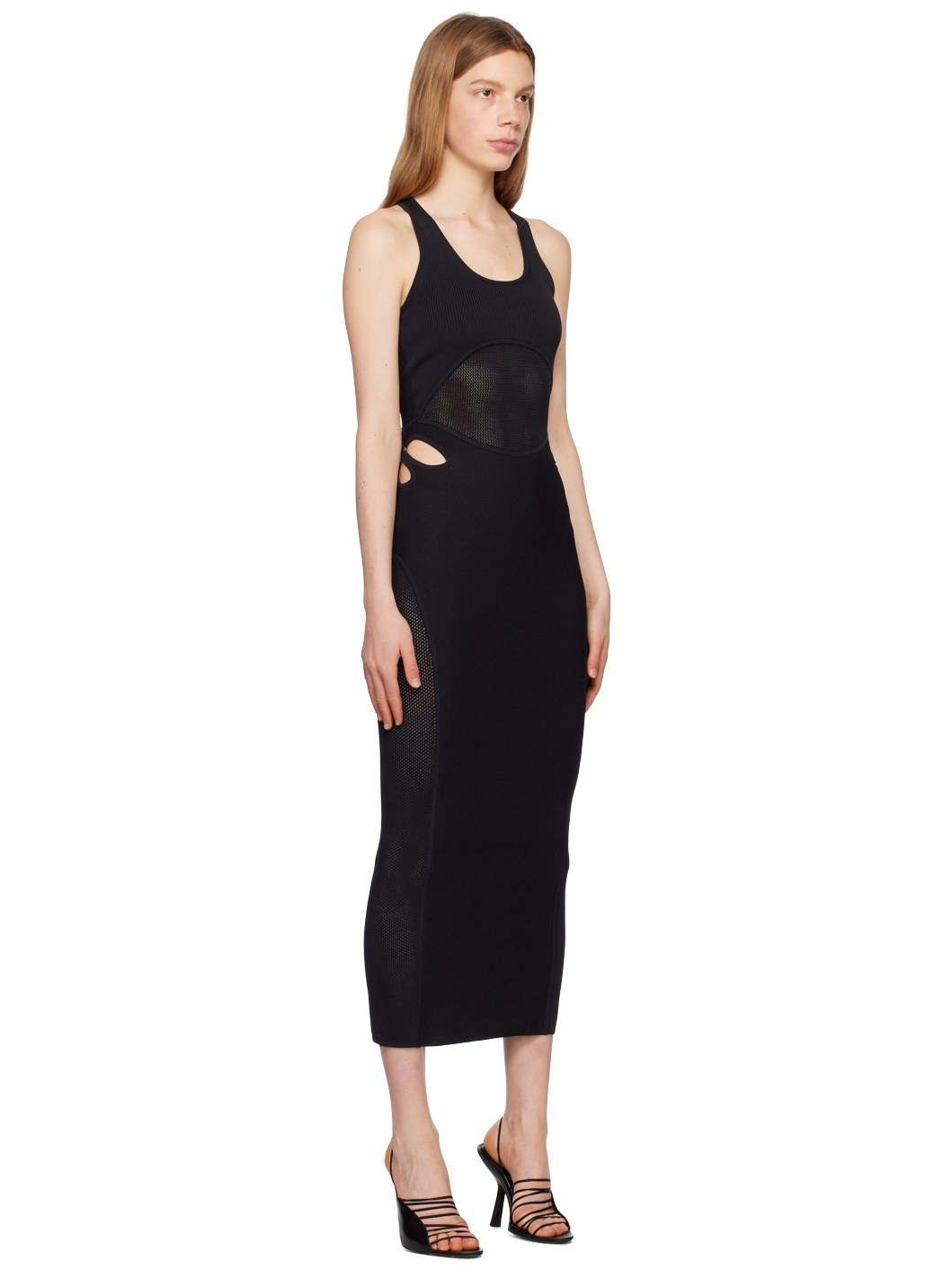 Black Sport Midi Dress - 2