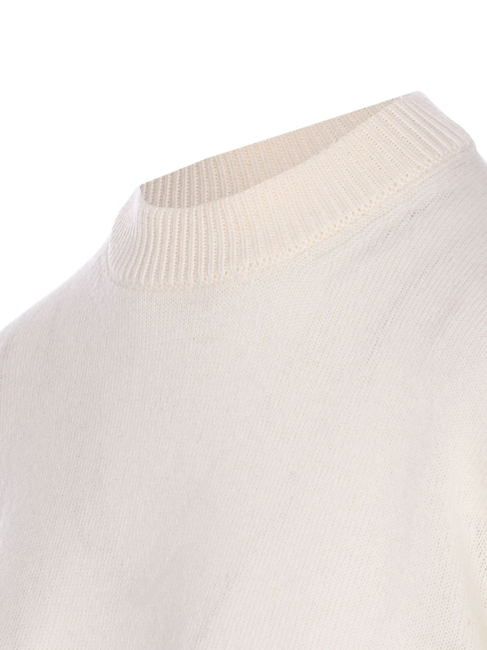 round-neck long-sleeve sweater - 3