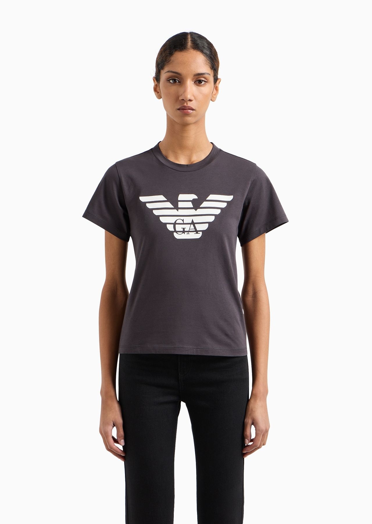 ASV organic-jersey T-shirt with logo print - 3