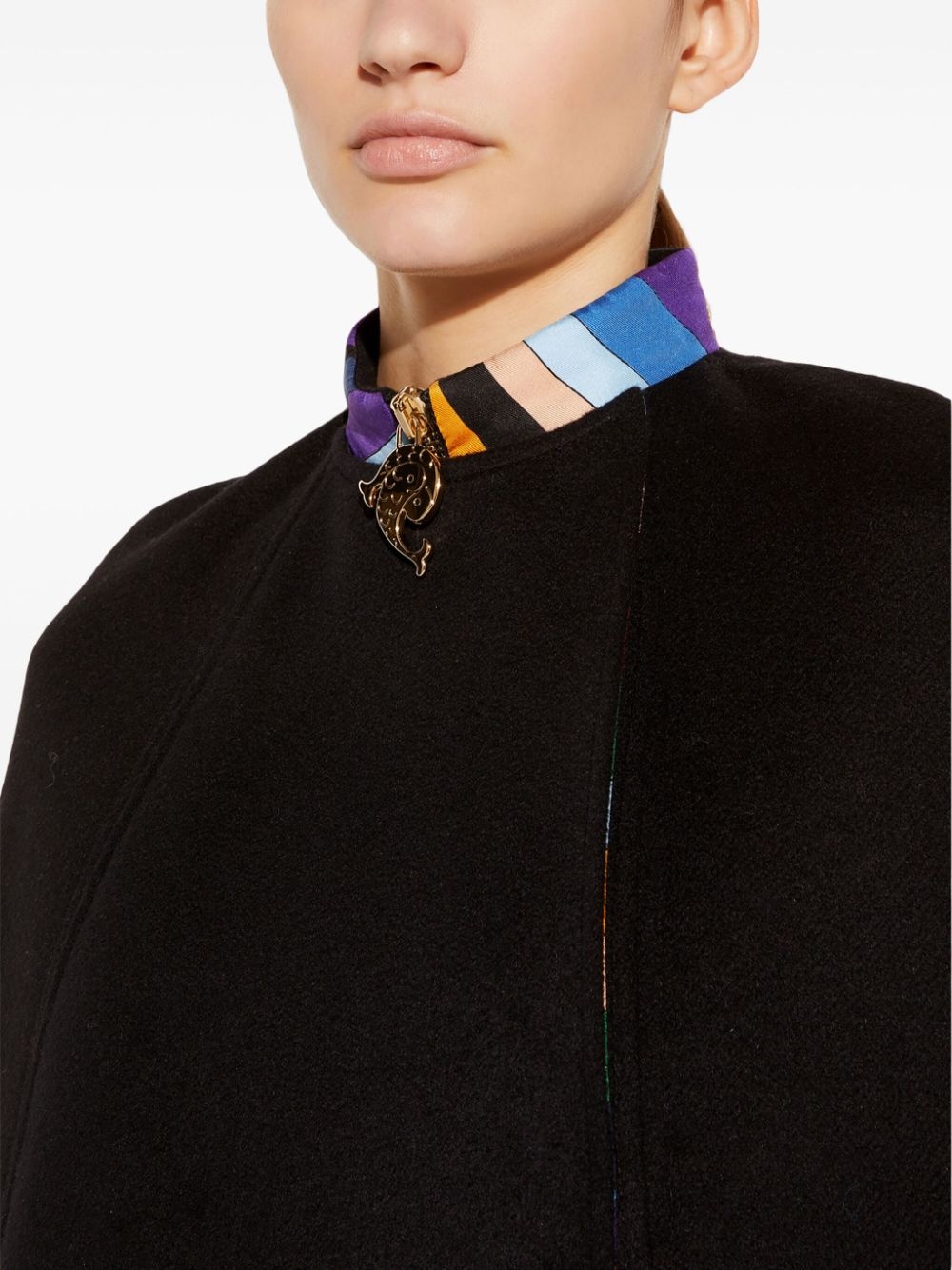 Iride-print cape - 5