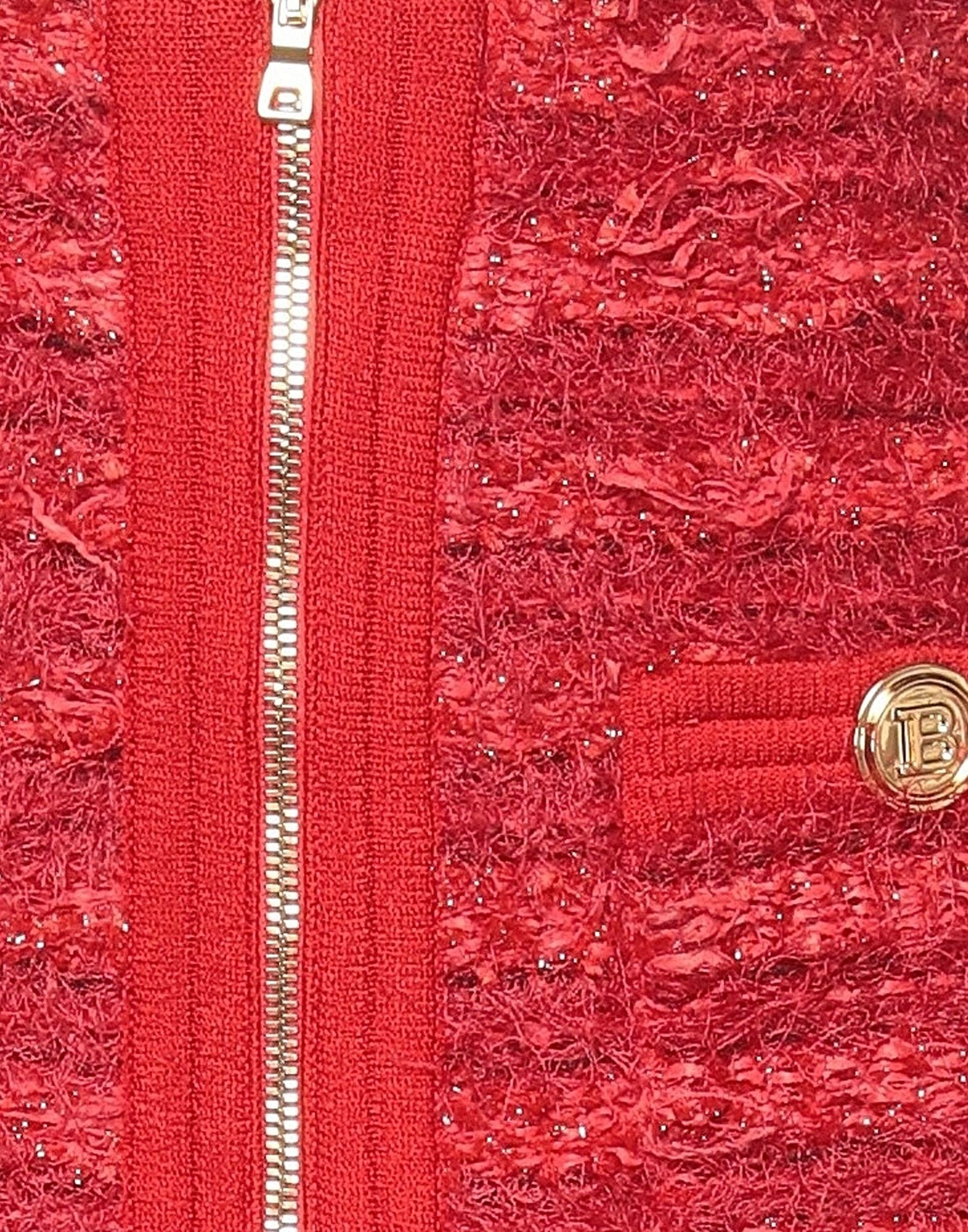 Red Women's Mini Skirt - 4