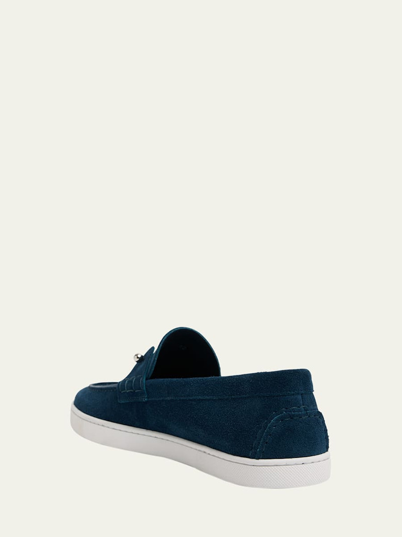 Christian Louboutin Men's Chambeliboat Nubuck Boat Shoes outlook