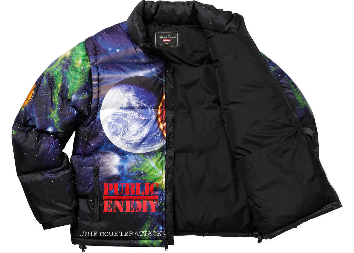 Supreme UNDERCOVER/Public Enemy Puffy Jacket Multi - 3