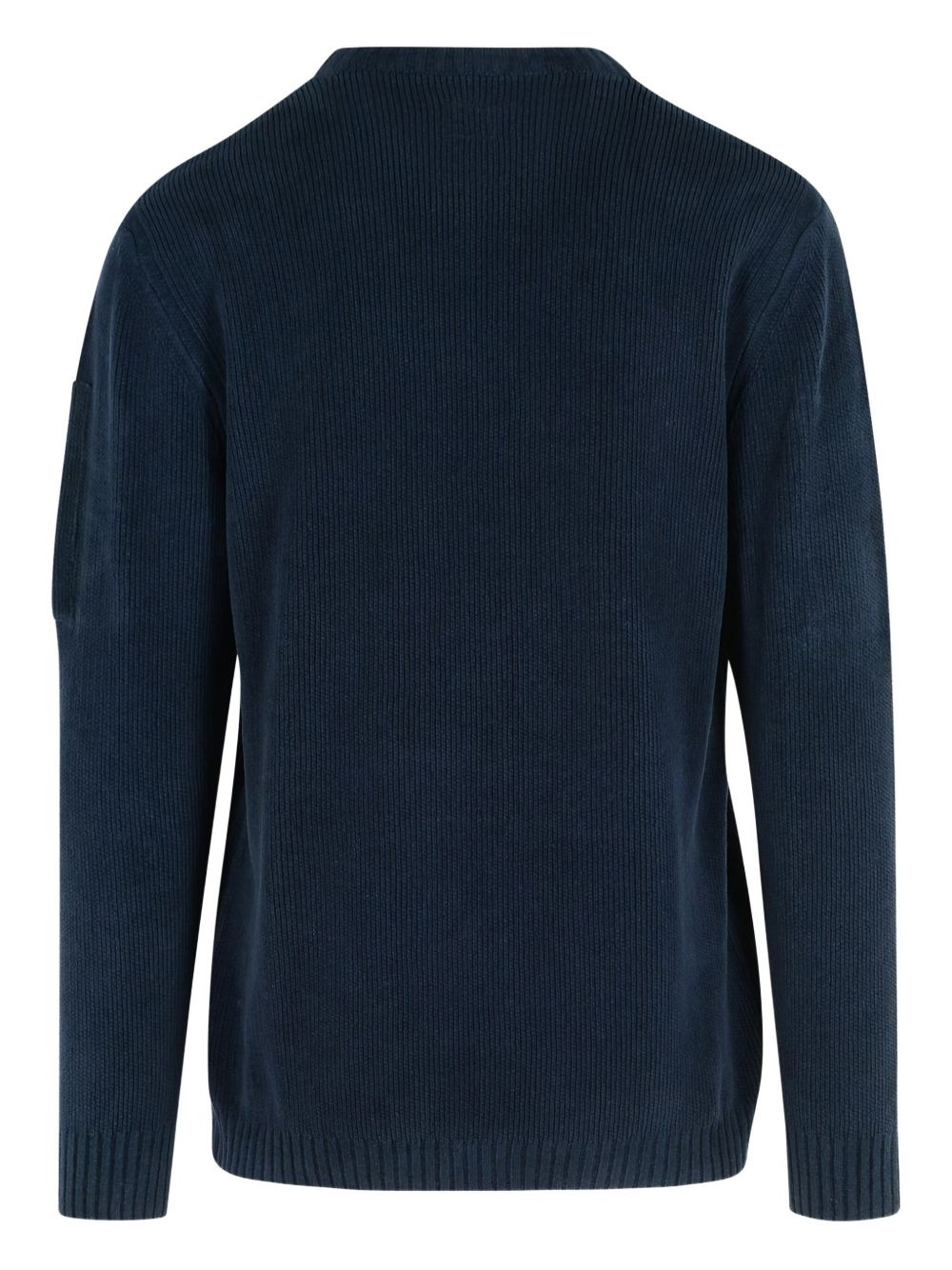 ribbed pocket-sleeve sweater - 2