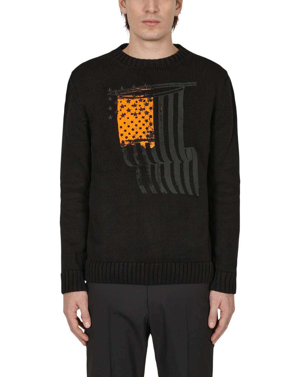 トップス 1017 ALYX 9SM CREWNECK SWEATER 1017 ALYX 9SM Black Crewneck Sweater 1017 ALYX 9SM