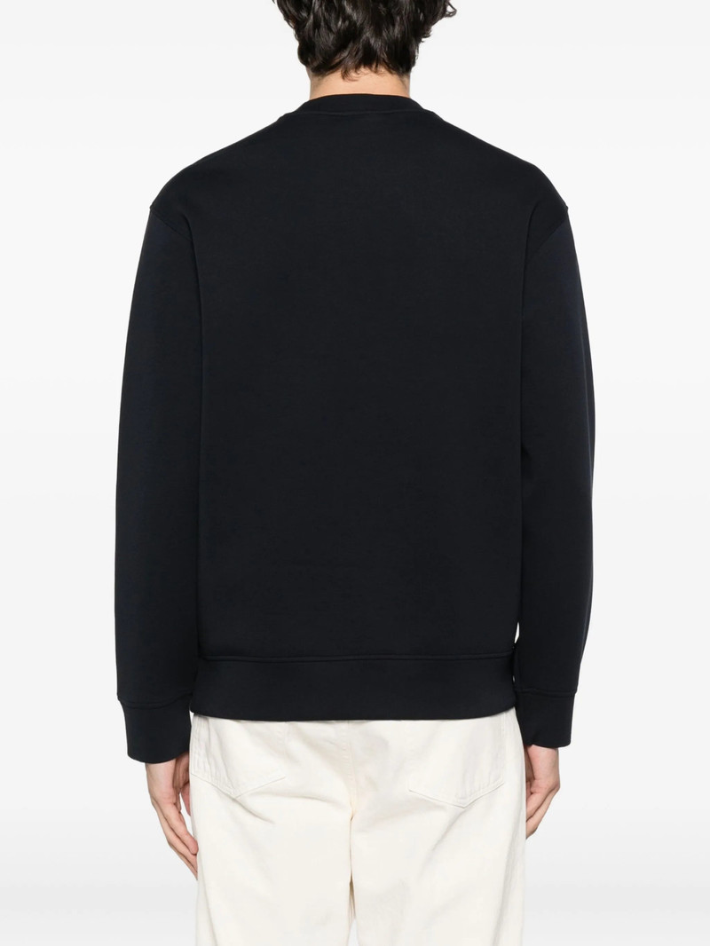 EMPORIO ARMANI Emporio Armani Eagle-emblem Embroidered Sweatshirt outlook