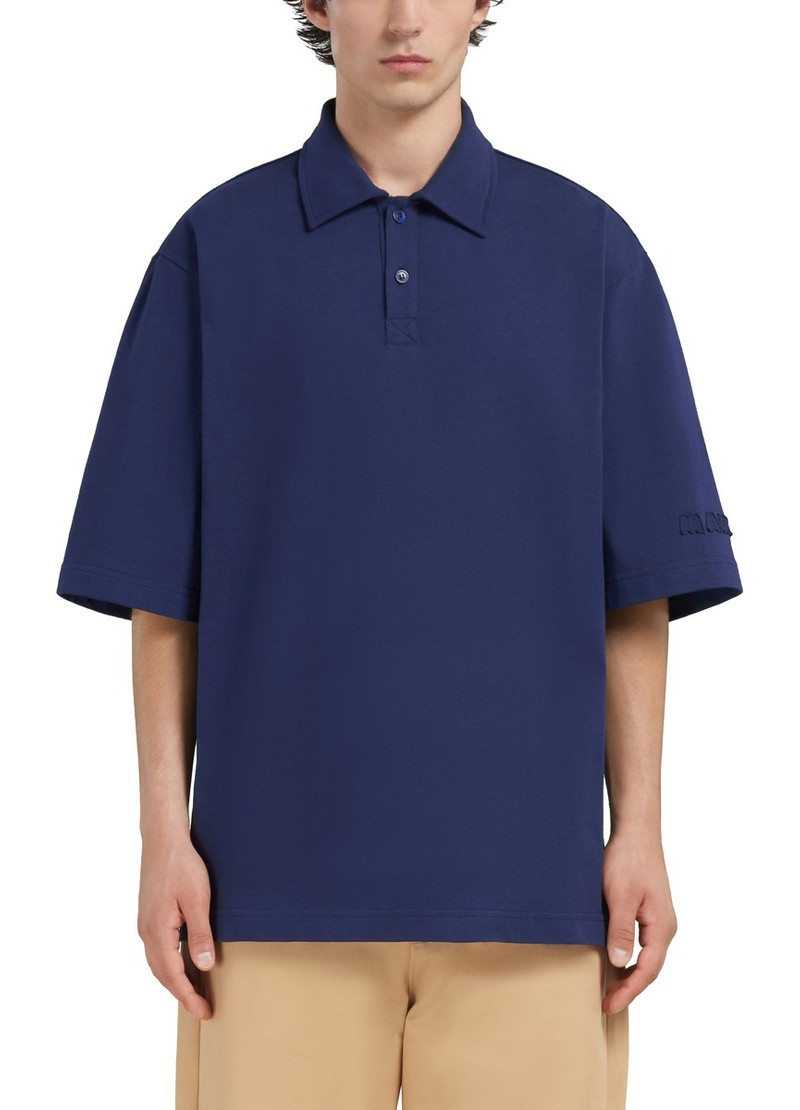 Marni Oversized Organic Cotton Jersey Dress outlook