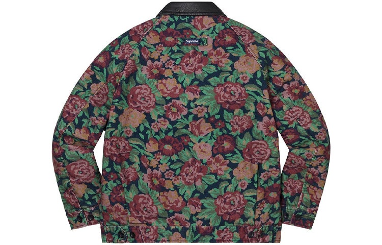 Supreme FW20 Week 9 Leather Collar Work Jacket 'Multicolor' SUP-FW20-228 - 2