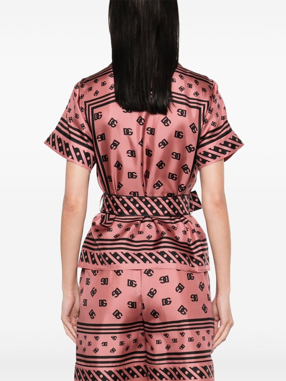logo-print shirt - 4