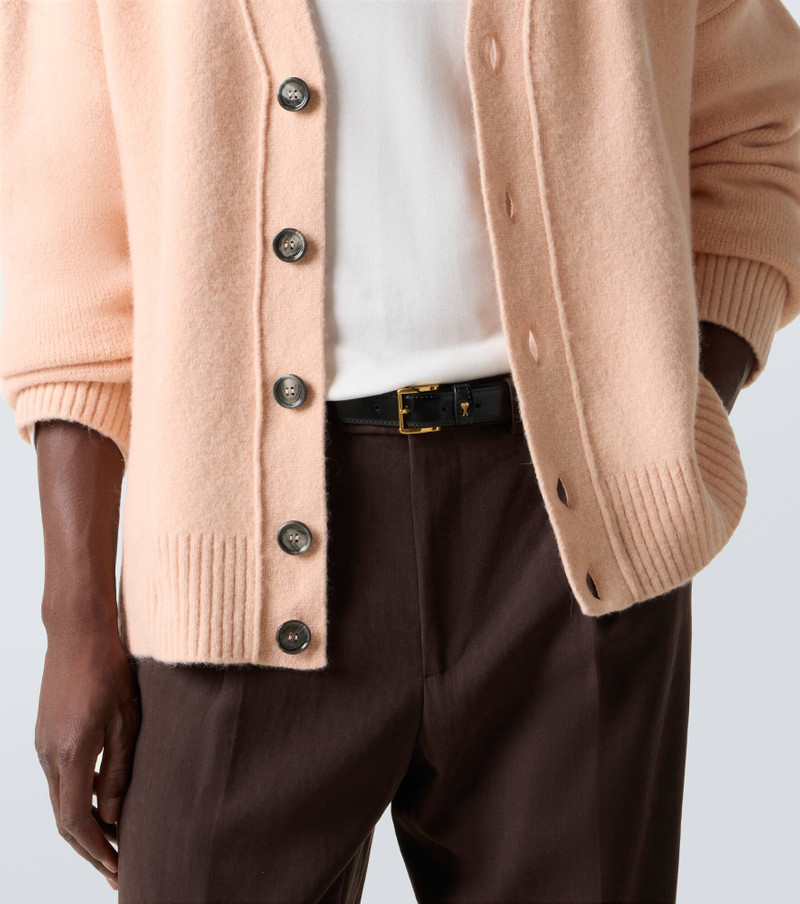 AMI Paris Paris Paris leather belt outlook