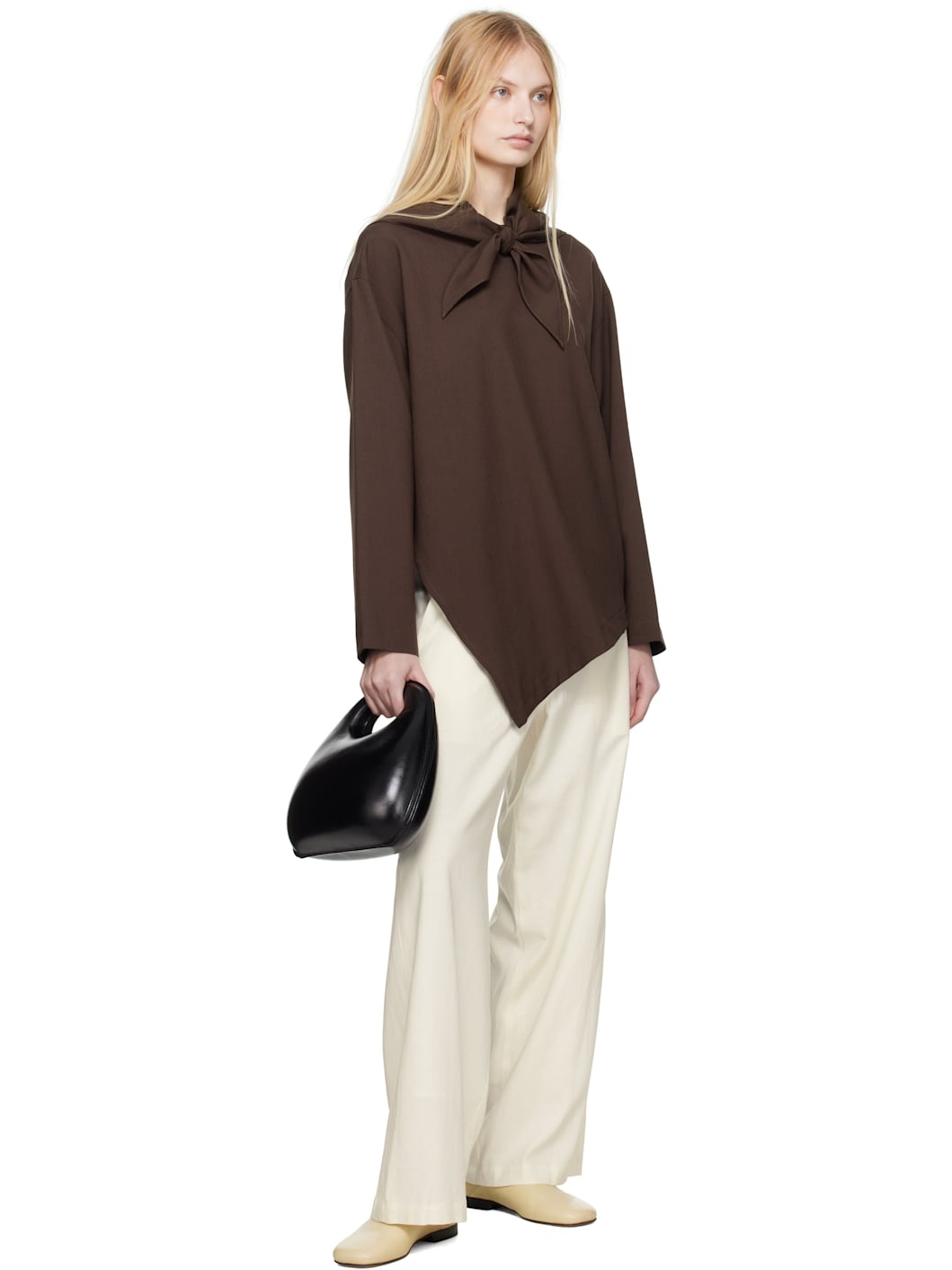 Brown Bute Blouse - 4