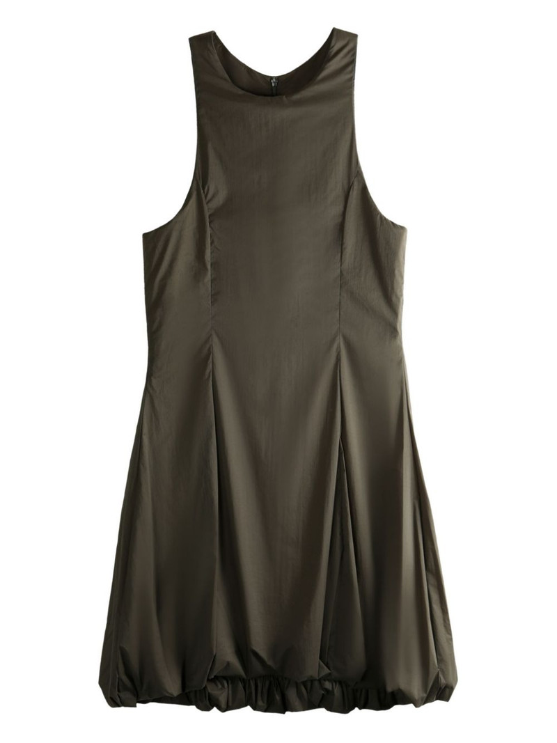 gathered midi dress 1