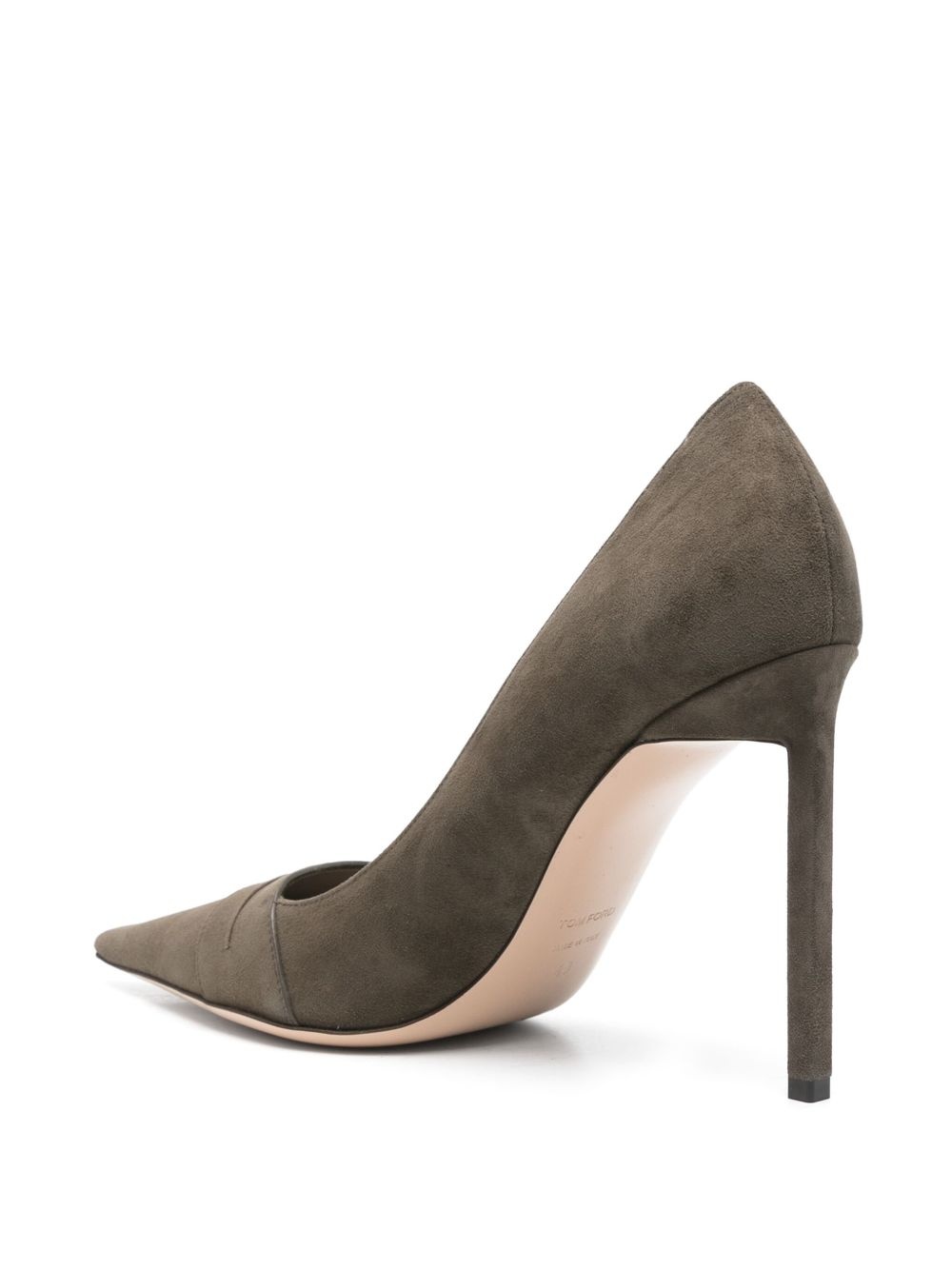 105mm suede pumps - 3