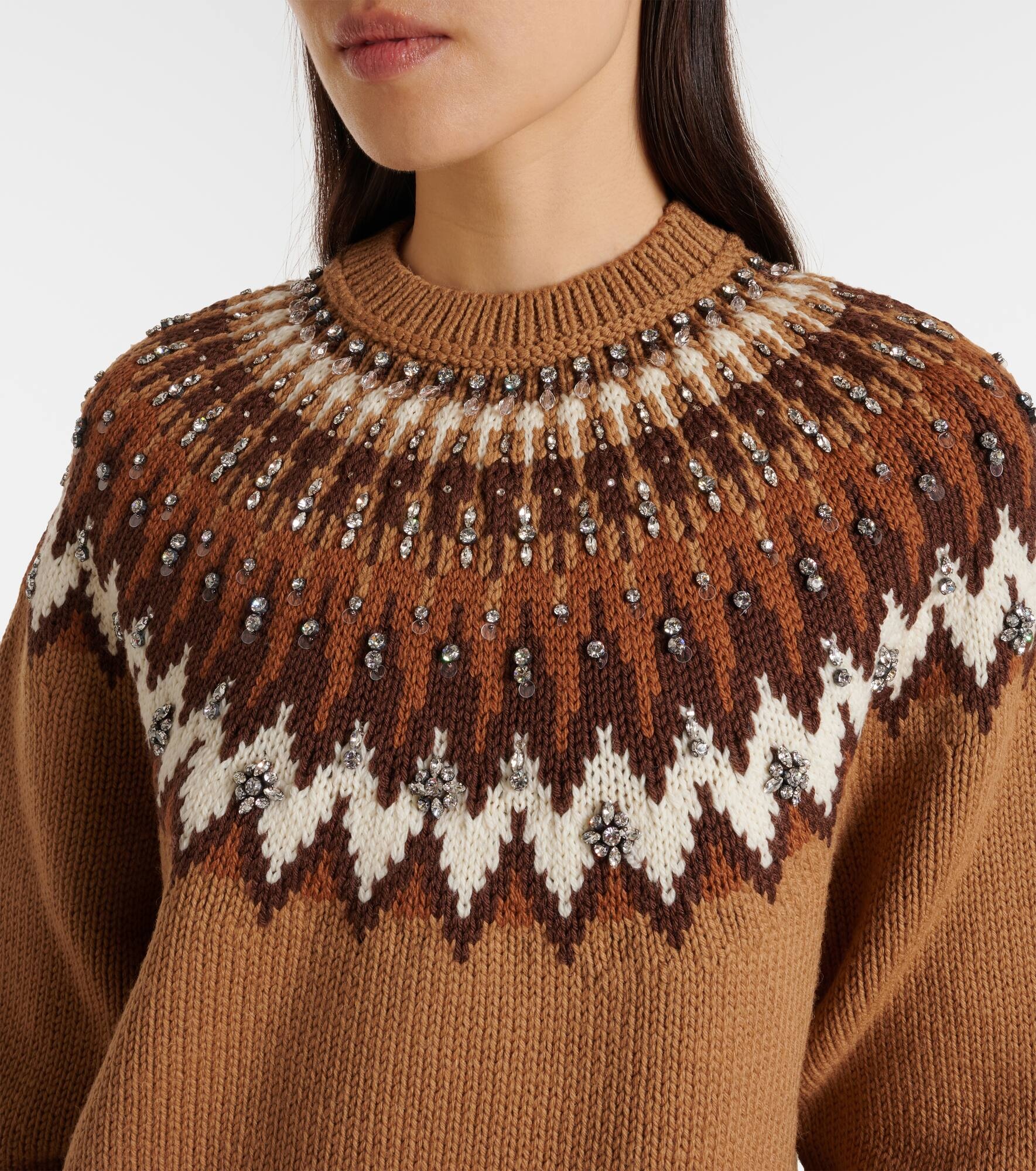 Fair Isle wool jacquard sweater - 4