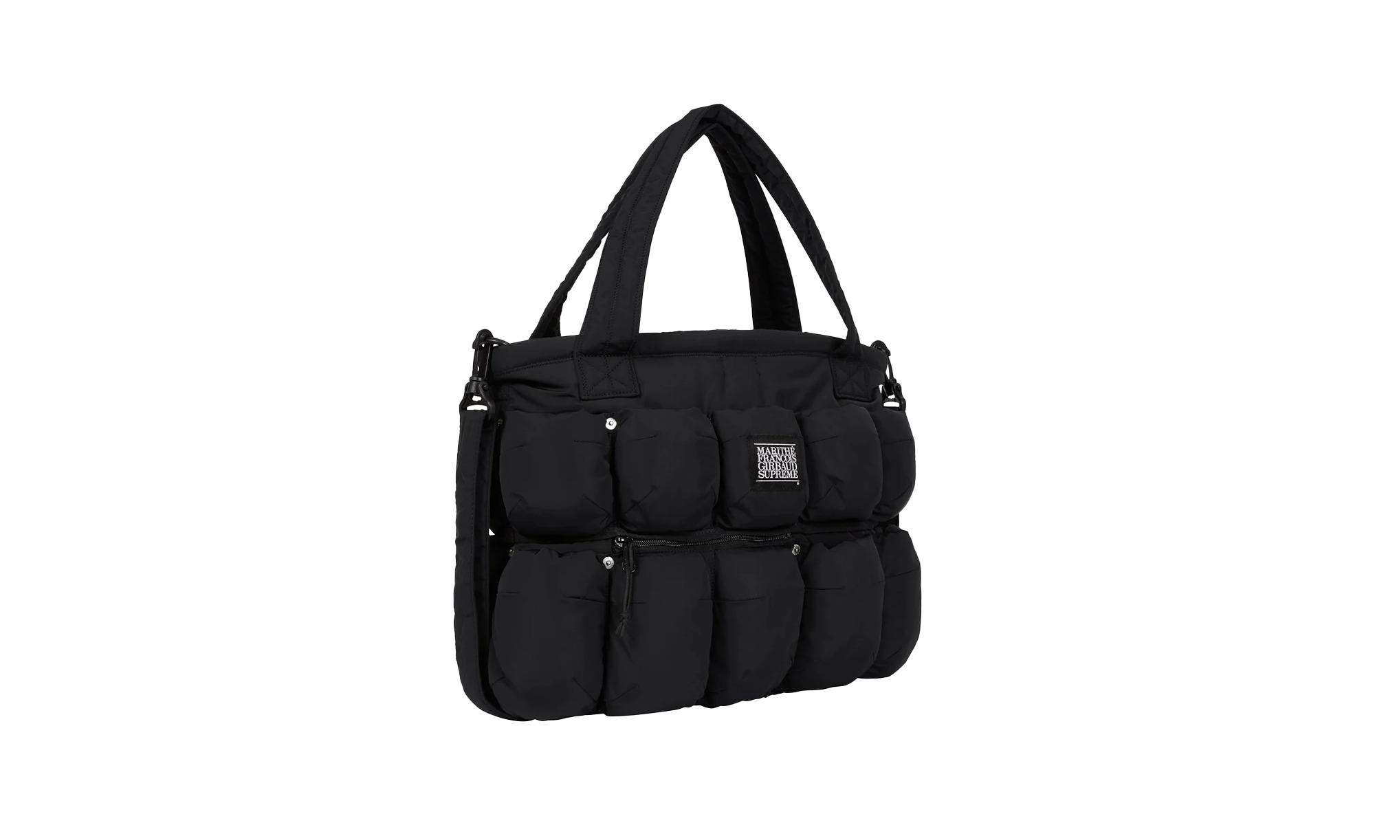 Marithé + François Girbaud Pokachu Puffer Tote Bag "Black" - 2
