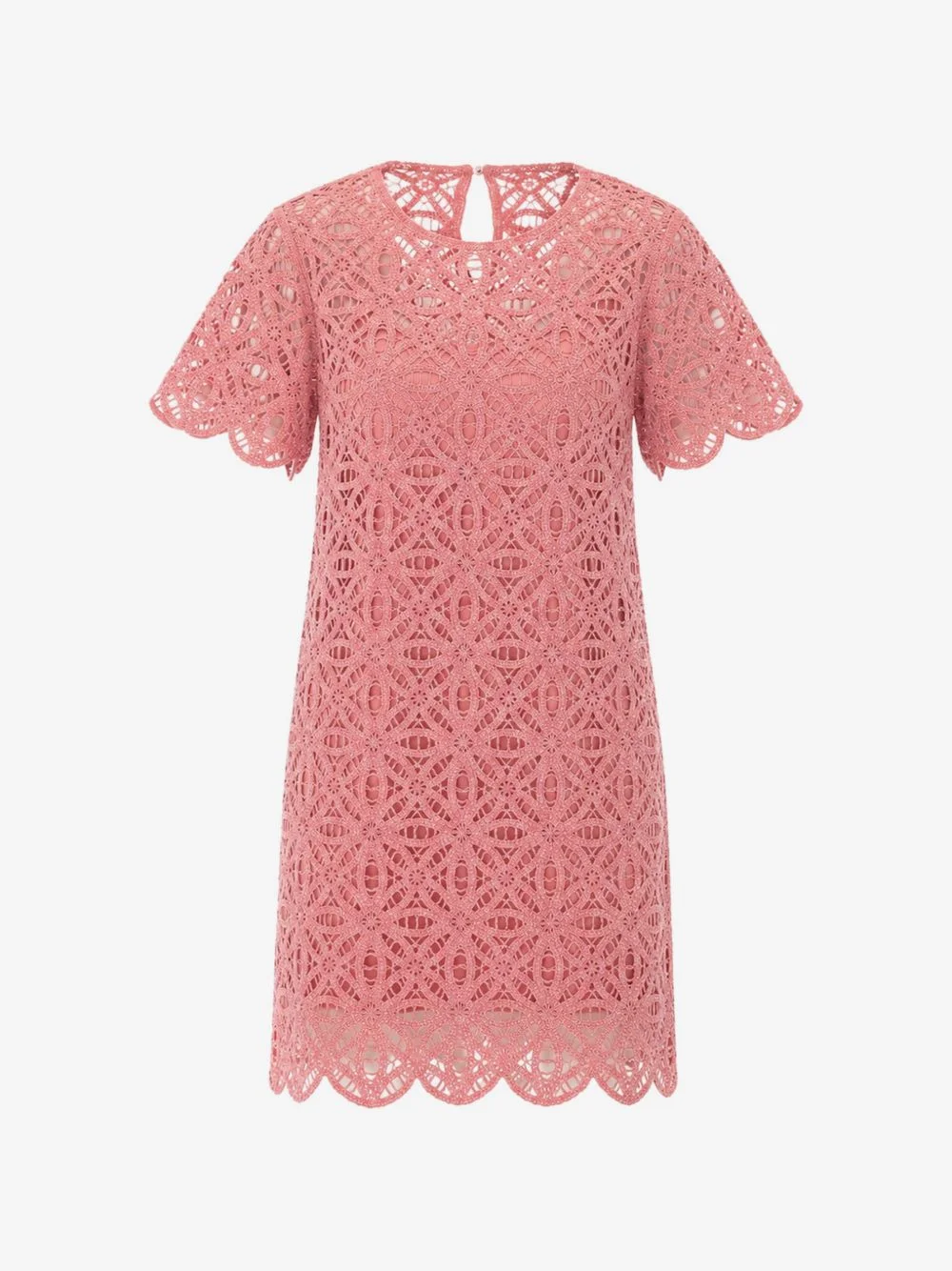 crochet mini dress - 1