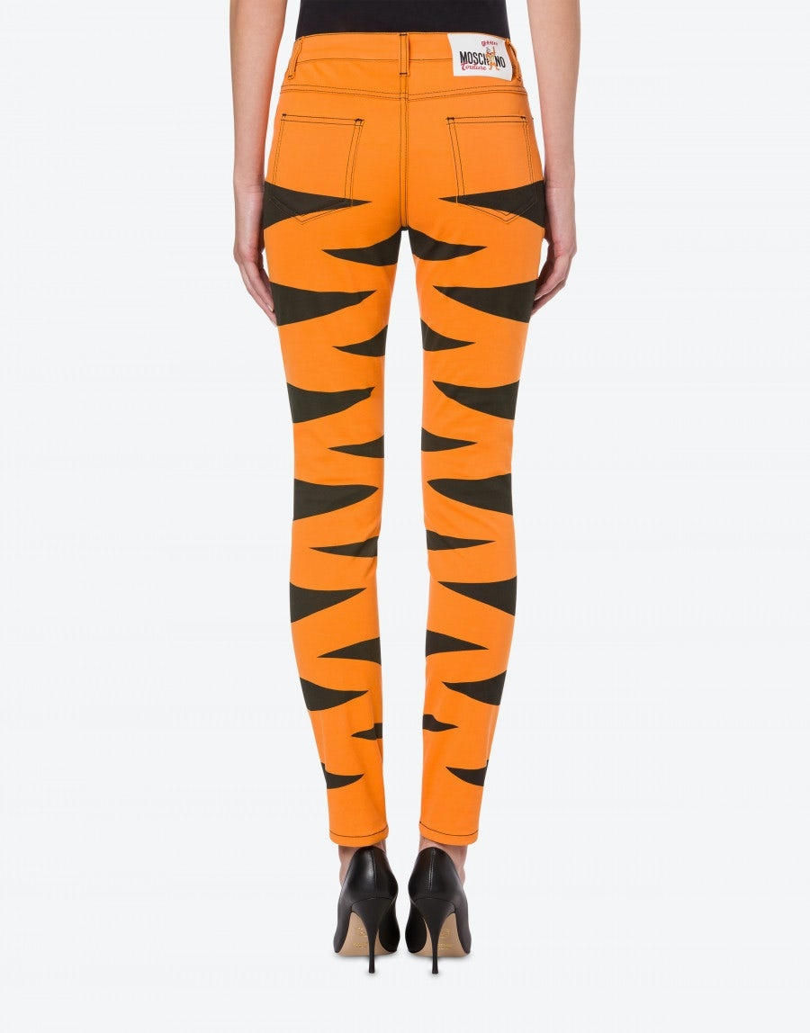 CHINESE NEW YEAR GABARDINE TROUSERS - 3