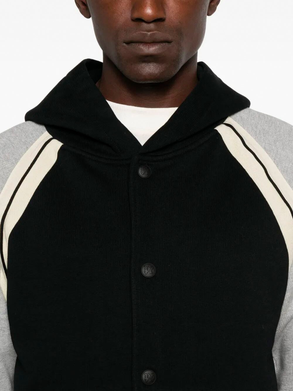 `Curved Logo` Track Varsity Jacket - 3