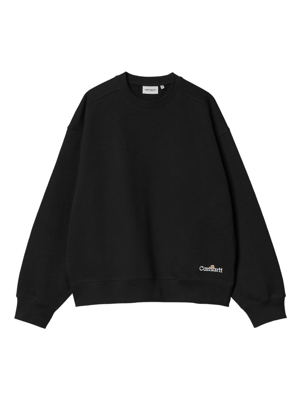logo-embroidered sweatshirt - 1