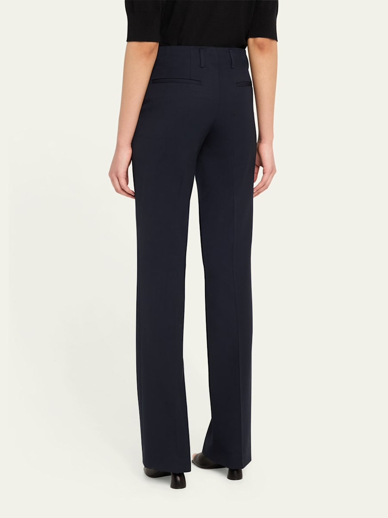 Parchia Bis Straight Leg Wool Pants 3