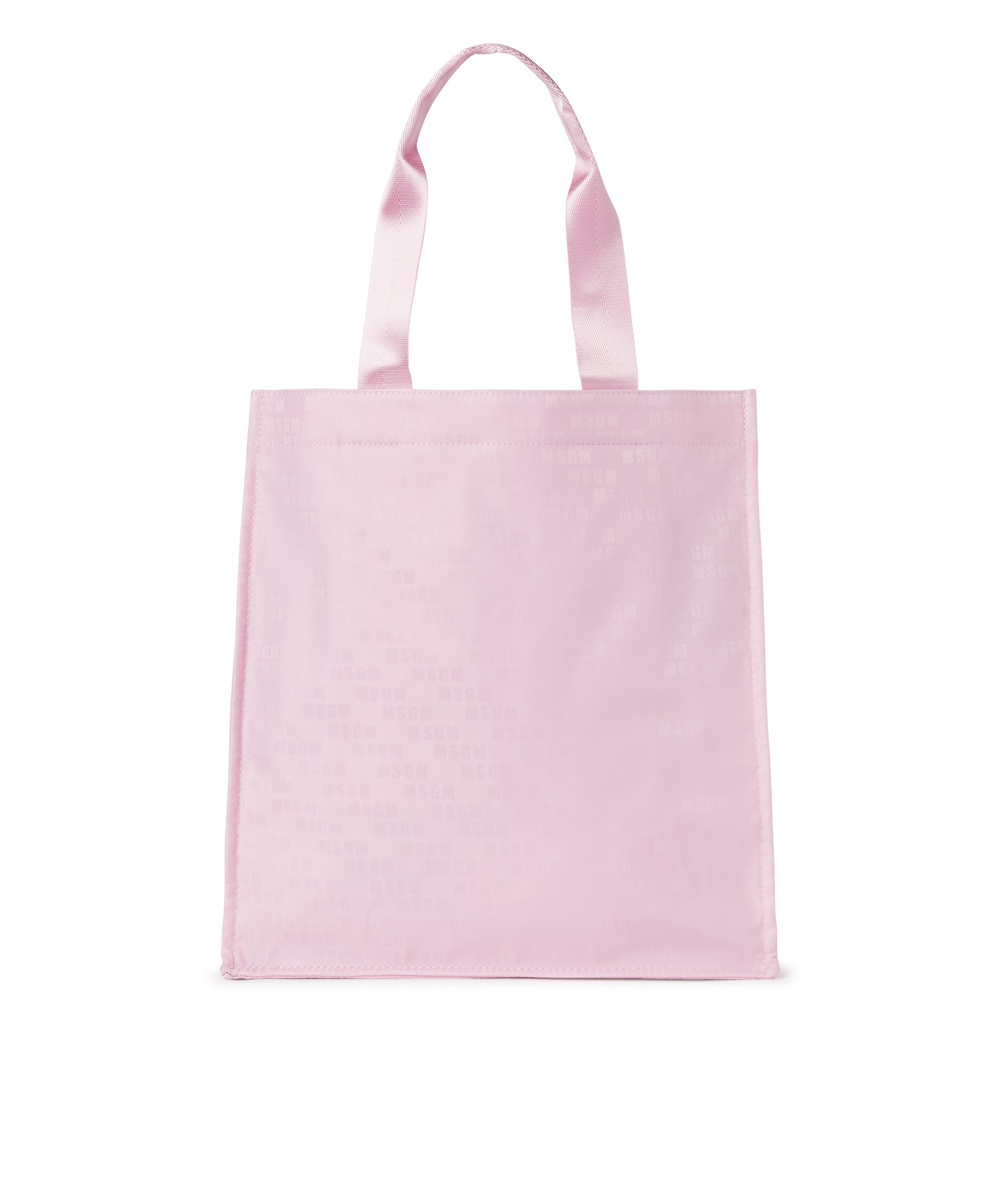 "Signature Iconic Nylon" shopping bag with all-over print - 2