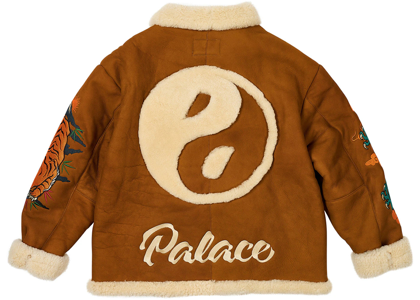 Palace x UGG Shearling Jacket Chestnut - 3