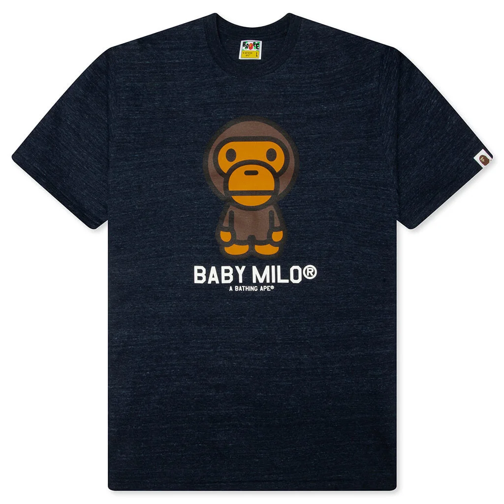 BABY MILO TEE MEN'S - NAVY - 1
