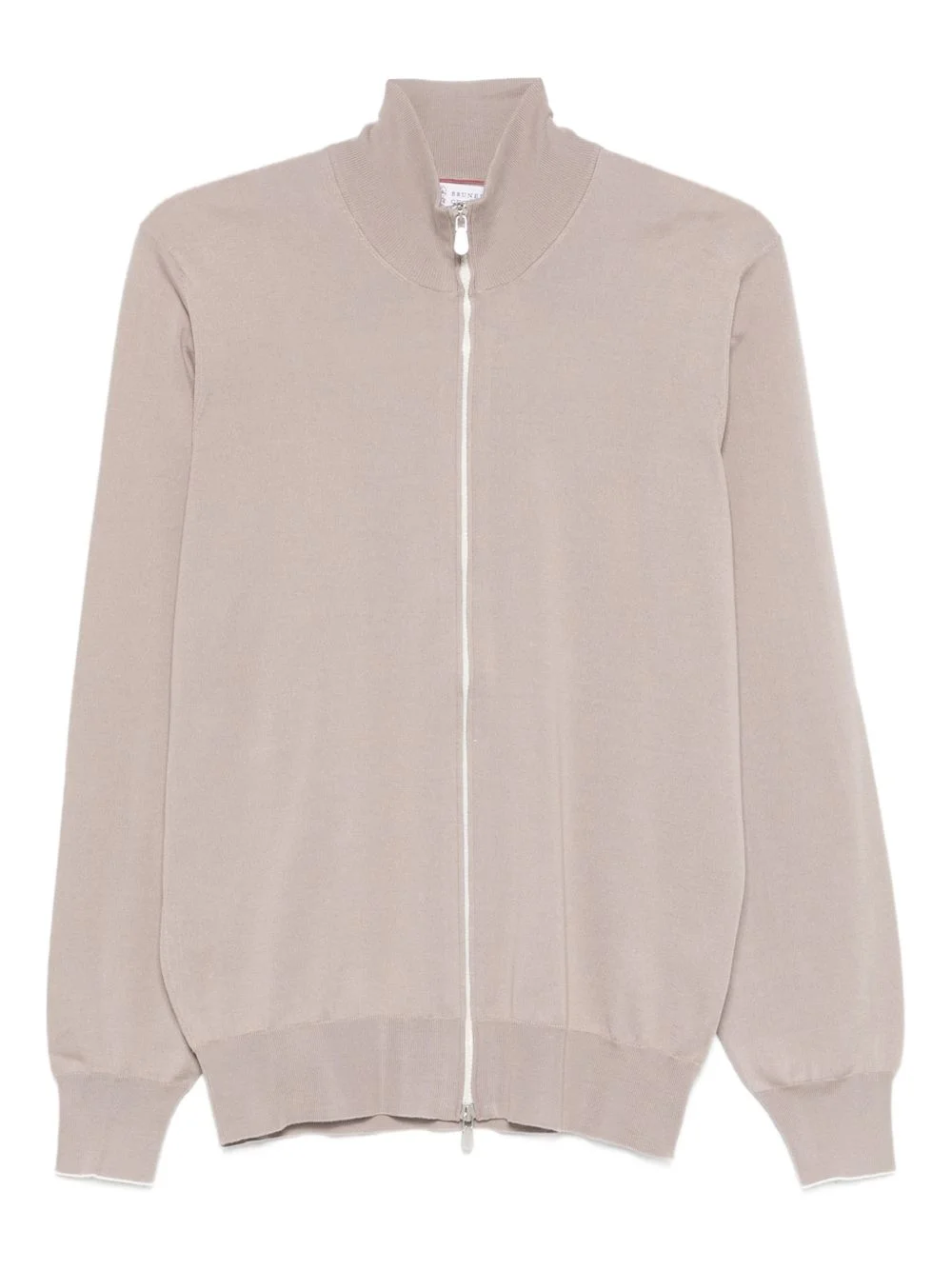 cotton zip-up cardigan - 1