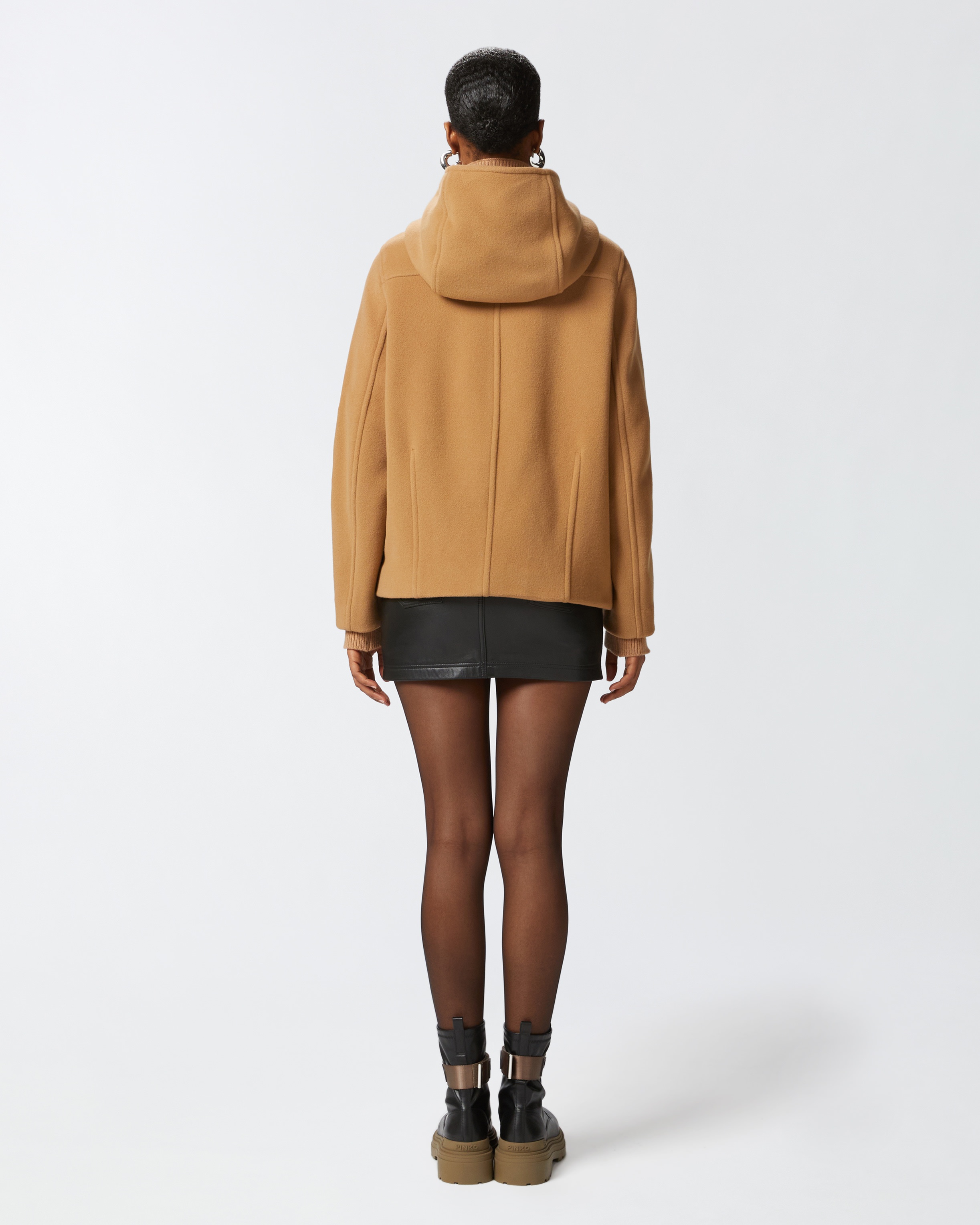 SHORT DUFFLE COAT WITH TOGGLES - 4