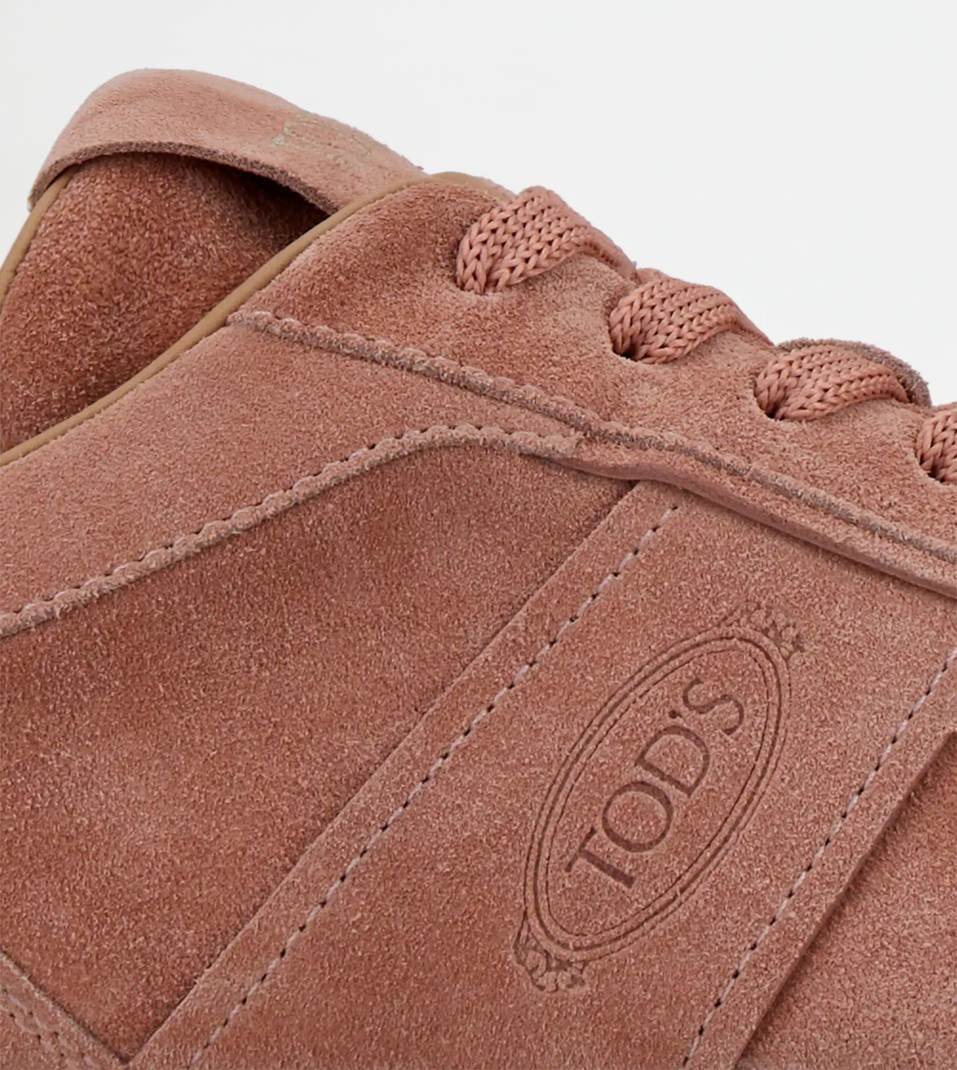 TOD'S TABS SNEAKERS IN SUEDE - PINK - 3