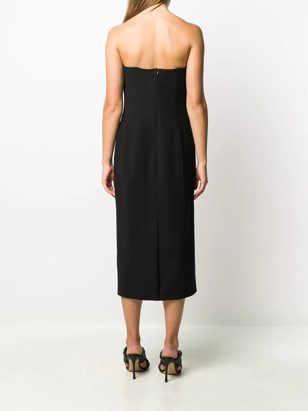 strapless column dress - 4