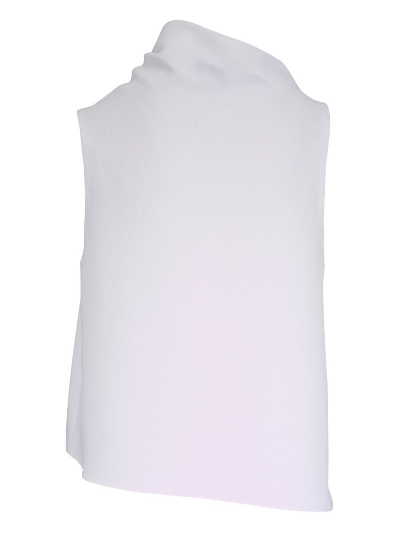 Vince asymmetric-neckline sleeveless top outlook