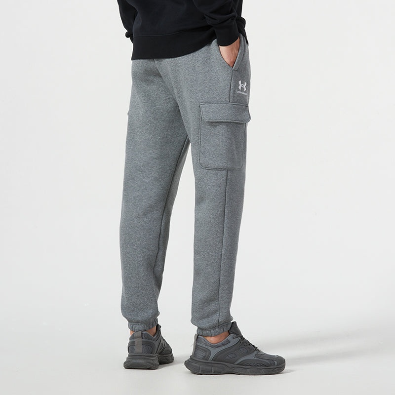 Under Armour Essential Fleece Cargo Pants 'Dark Grey' 1380376-012 - 3