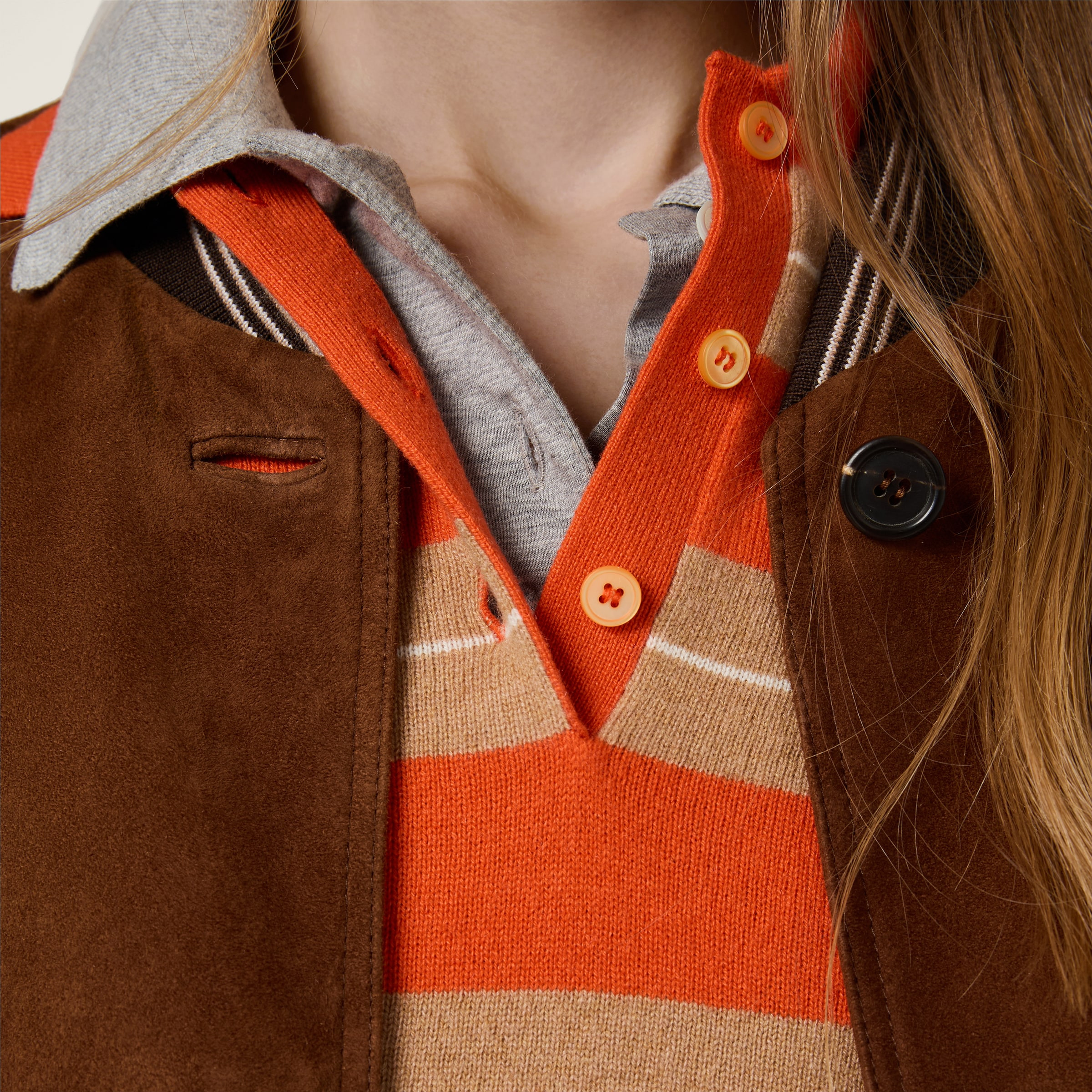 Cashmere polo shirt - 3
