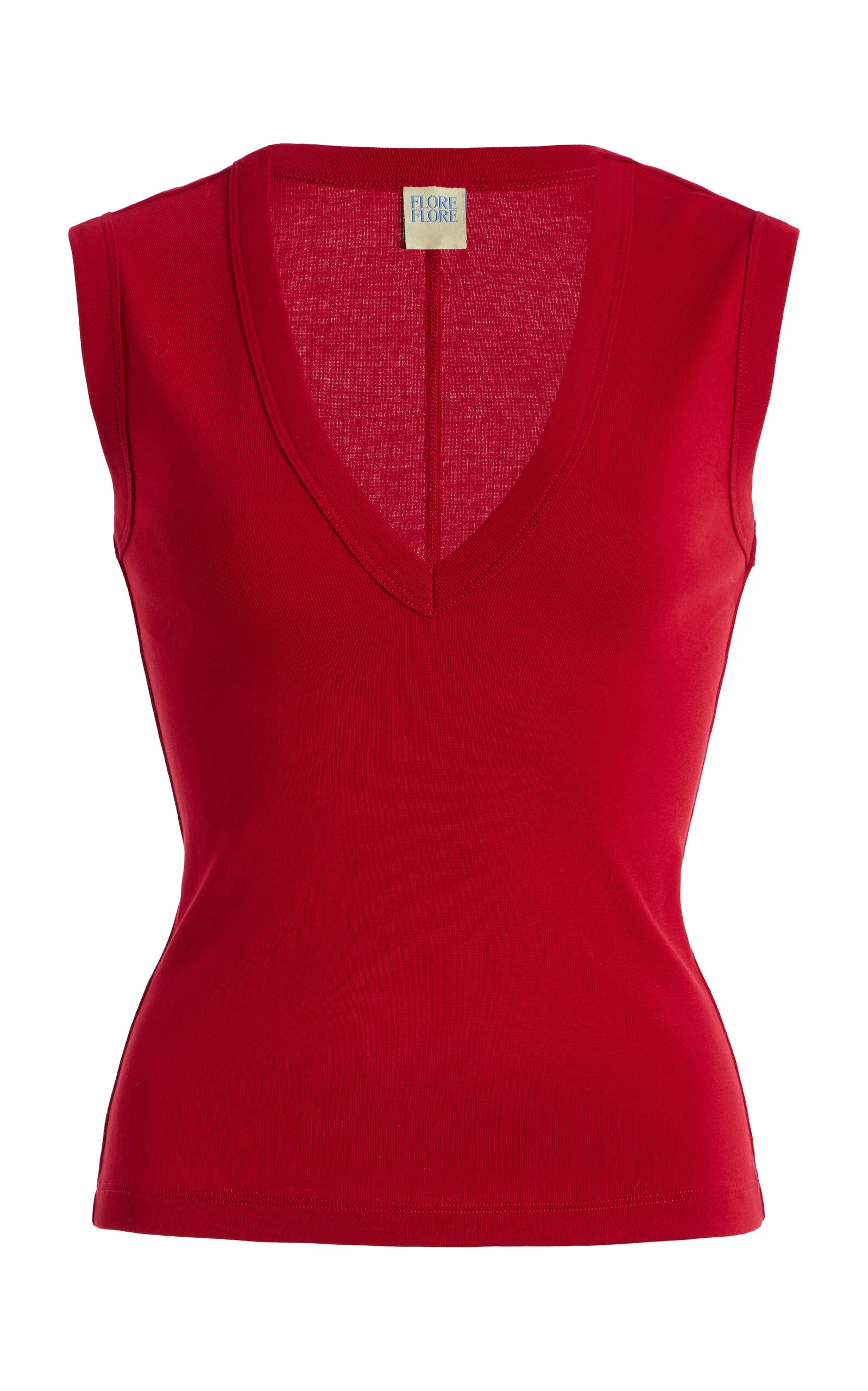 Dewi Cotton Tank Top red - 1