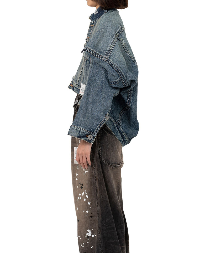Asymmetric Denim Jacket 11
