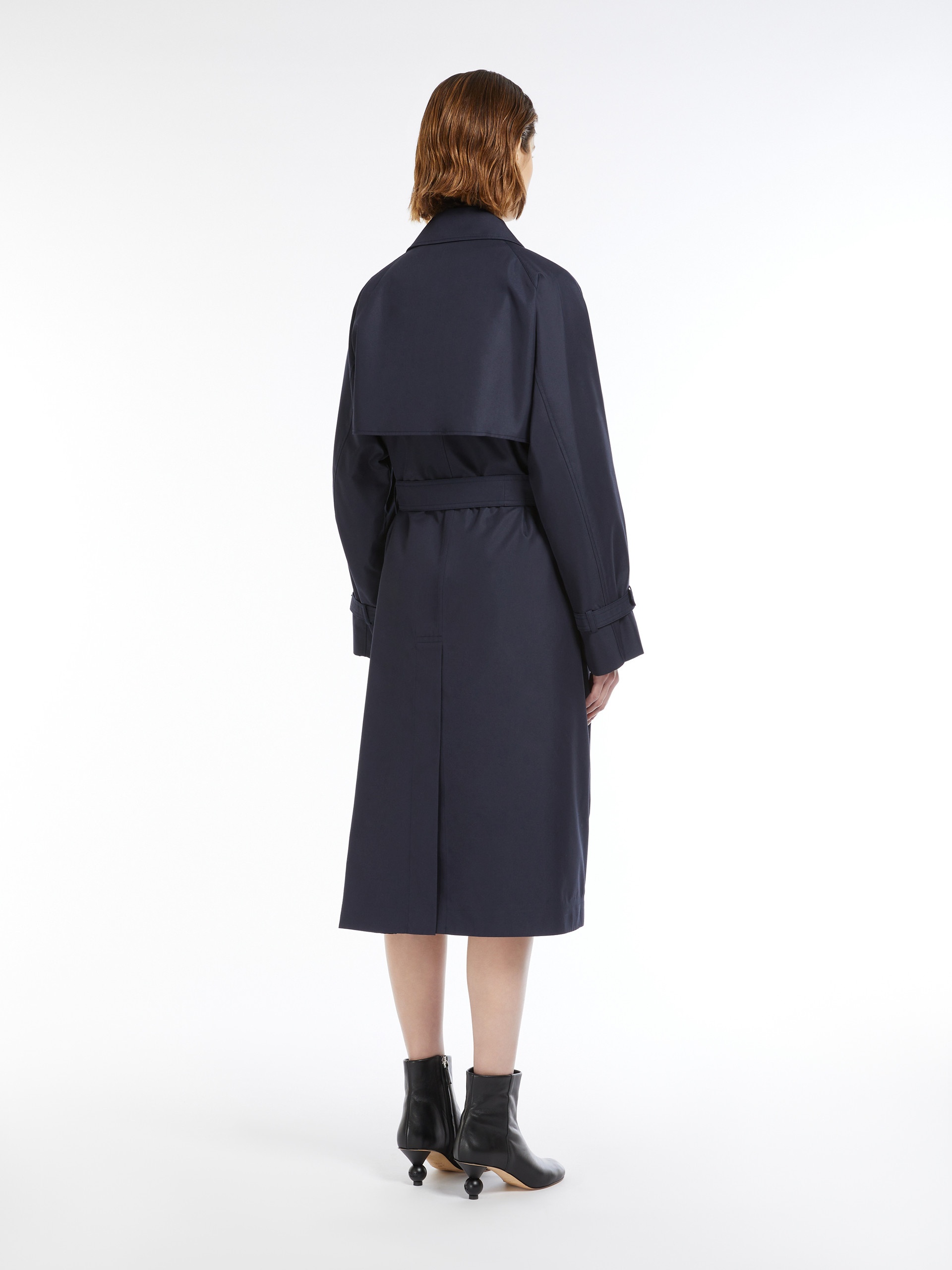 CANASTA Reversible trench coat in water-repellent gabardine - 4