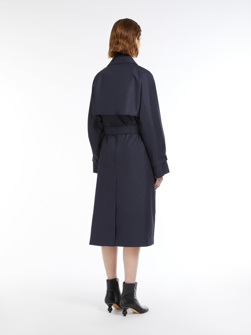 CANASTA Reversible trench coat in water-repellent gabardine 4