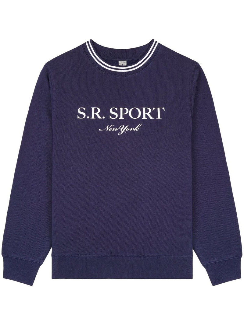 logo-print crew-neck sweatshirt 1