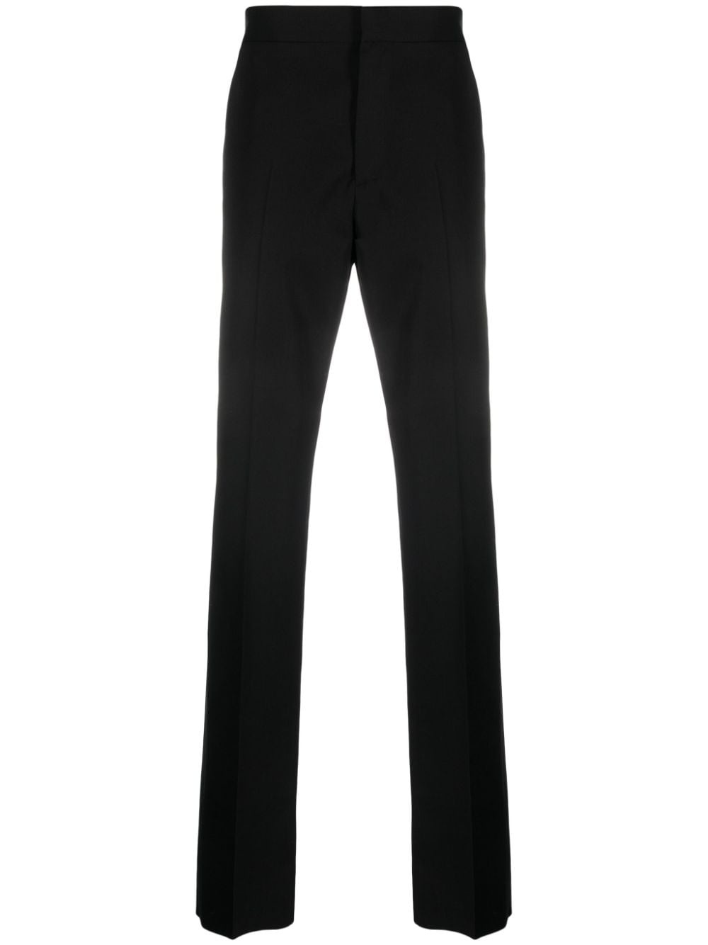 concealed-fastening tailored trousers - 1